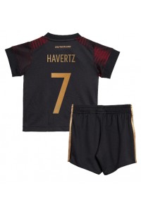 Fotbalové Dres Německo Kai Havertz #7 Dětské Venkovní Oblečení MS 2022 Krátký Rukáv (+ trenýrky)